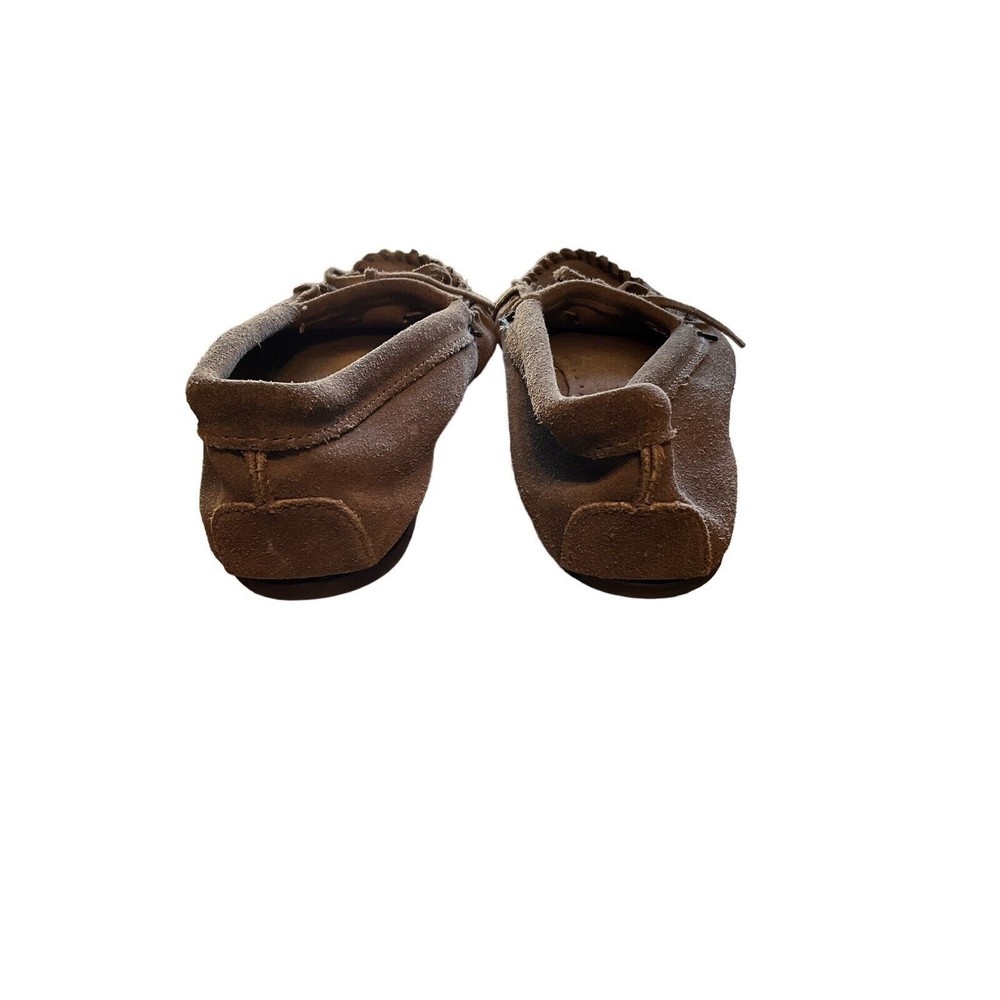 Minnetonka Slip‎ Ones Mocs Gray/dark Khaki Size 8 - Picture 3 of 5